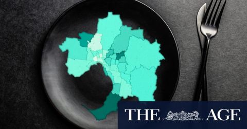 See the spending changes in your area as cash-strapped Melburnians ditch dining out and movies